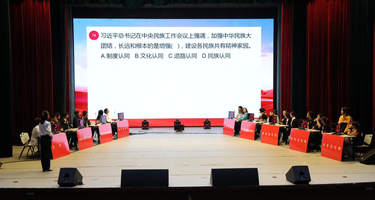 锡林郭勒职业学院成功举办铸牢中华民族共同体意识知识竞赛决赛