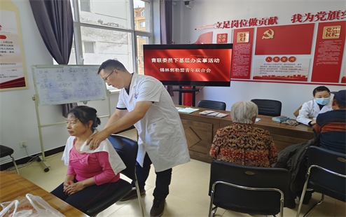  锡盟团委、青联深入社区开展下基层办实事义诊活动 